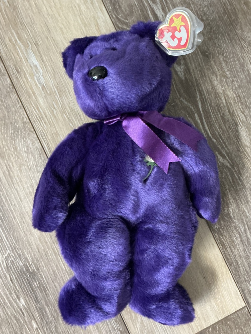 New put up in excellent condition,Ty “Princess “ bear tribute to Princess Diana